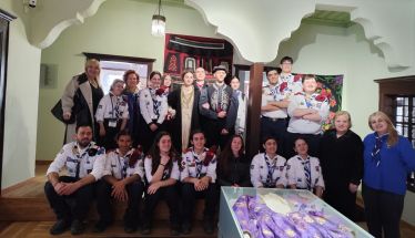 Μέλη του Συλλόγου Κυπριακού Προσκοπισμού στο Λύκειο των Ελληνίδων Βέροιας