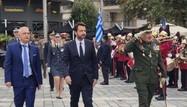 Ο Τάσος Μπαρτζώκας εκπρόσωπος της Βουλής των Ελλήνων στους εορτασμούς για την 113η Επέτειο της Απελευθέρωσης της Βέροιας