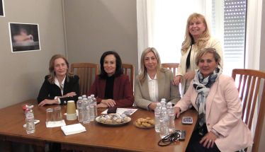 Επίσκεψη της  Άννας Διαμαντοπούλου στον «Έρασμο»