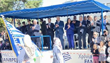 Στον εορτασμό της 25ης Μαρτίου στην Αλεξάνδρεια, ως εκπρόσωπος της Βουλής, ο Τάσος Μπαρτζώκας