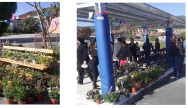 Δεύτερη ανθοέκθεση στο Δημοτικό Σχολείο Αγίας Βαρβάρας