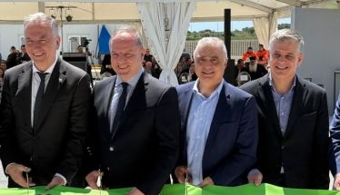 Ο Υφυπουργός Ανάπτυξης Λάζαρος Τσαβδαρίδης στα εγκαίνια της νέας μονάδας της Agrino