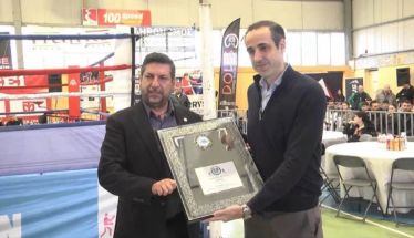 Βράβευση του Γρηγόρη Δημητριάδη από την Ελληνική Ομοσπονδία Πυγμαχίας