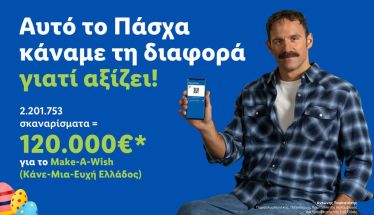 Η Lidl Ελλάς ενισχύει το Make-A-Wish (Κάνε-Μια-Ευχή Ελλάδος) με 120.000€ μέσω της πασχαλινής της ενέργειας