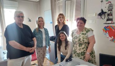 Επίσκεψη της Rita Conrads Mengewein  και του Νίκου Παπαδόπουλου  στην Πρωτοβουλία για το Παιδί