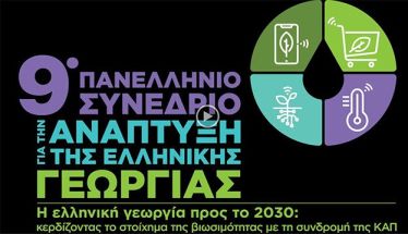 10ο Πανελλήνιο Συνέδριο για την Ανάπτυξη της Ελληνικής Γεωργίας  «Ποια ΚΑΠ θέλουμε σε Ελλάδα και Ευρωπαϊκή Ένωση; Τα μεγάλα αγροτικά ζητήματα του παρόντος και του μέλλοντος»
