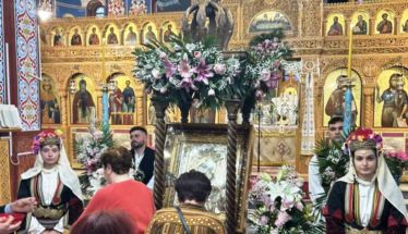 Υποδοχή Ιεράς Εικόνας Παναγίας Βηματάρισσας στον Ιερό Ναό Αγίου Ελευθερίου Επισκοπής Νάουσας