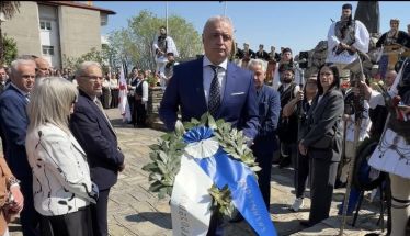 Δήλωση Υφυπουργού Ανάπτυξης Λάζαρου Τσαβδαρίδη στις εκδηλώσεις μνήμης του Ολοκαυτώματος της Ηρωικής Πόλεως Νάουσας