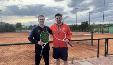 Ο βεροιώτης Κώστας Χαμαλής επέστρεψε και κατέκτησε το διπλό ανδρών στο Πανελλήνιο Τουρνουά Οδοντιάτρων