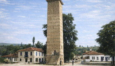 ΜεΜιαΜατια   Το Ρολόι της Βέροιας, στην ομώνυμη πλατεία, γύρω στο 1920