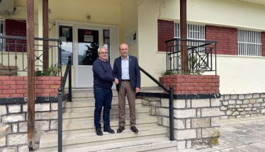 Επίσκεψη του βουλευτή της Νέας Δημοκρατίας της Β’ Περιφέρειας Θεσσαλονίκης  Καράογλου Θεόδωρου, στην Ελεγχόμενη Δομή Προσωρινής Φιλοξενίας Αιτούντων Άσυλο Βέροιας.