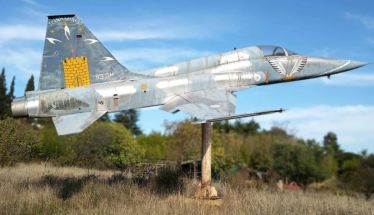 Με αφορμή την εορτή της Πολεμικής Αεροπορίας  - Ερωτήματα για το απροστάτευτο μαχητικό F-5 στο Φράγμα Αλιάκμονα του Δ. Βέροιας
