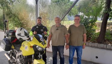 Μηχανή  ταχείας κυκλοφορίας στην υπηρεσία  του ΕΚΑΒ Ημαθίας