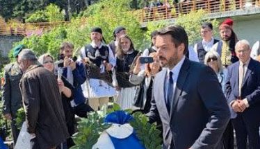 Ο Τάσος Μπαρτζώκας στις εκδηλώσεις μνήμης για το Ολοκαύτωμα της Ηρωικής Πόλης της Νάουσας -«Η θυσία της Νάουσας είναι διαρκής υπενθύμιση ευθύνης για όλους μας»