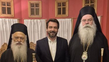 Παρουσία του Τάσου Μπαρτζώκα στην ενθρόνιση του νέου Καθηγουμένου της Μονής Παναγίας Δοβρά