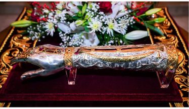 Την Τρίτη 9 Δεκεμβρίου: Η δεξιά χείρα του Αγίου Γερασίμου του Υμνογράφου στον Άγιο Λουκά τον Ιατρό στην Παναγία Δοβρά