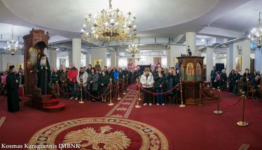 Ο Αργολίδος Νεκτάριος στον Άγιο Λουκά της Παναγίας Δοβρά