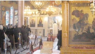 Οι Δ’ Χαιρετισμοί της Θεοτόκου» στην Ι. Μ. Αγιου Γεωργίου Περιστερεώτα