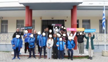 Επίσκεψη αθλητών του «Αιγές Βεργίνα» στο Γυμνάσιο Βεργίνας