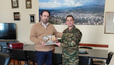 Επίσημη πρώτη επίσκεψη του νέου Διοικητή ΙΜΠ Χαράλαμπου Γεωργίου στον Δήμαρχο Βέροιας Κ. Βοργιαζίδη