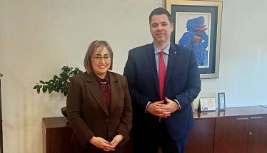 Συνάντηση της βουλευτή Ημαθίας Στ. Αραμπατζή, με τον υφυπουργό Θ. Κοντογεώργη