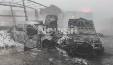 Ζευγάρι, 72 και 69 χρόνων, τα  απανθρακωμένα θύματα του τροχαίου στα διόδια Πολυμύλου -Στον εισαγγελέα χθες ο 38χρονος οδηγός της νταλίκας