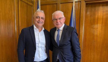 Αποζημιώσεις για παγετό και Χαλαζική Προστασία στο μενού της συζήτησης του Λάζαρου Τσαβδαρίδη με τον Πρόεδρο του ΕΛΓΑ