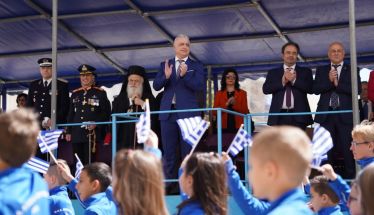 Ως εκπρόσωπος της Κυβέρνησης ο Υφυπουργός Ανάπτυξης Λάζαρος Τσαβδαρίδης στις εκδηλώσεις για την Εθνική Επέτειο της 25ης Μαρτίου στη Βέροια