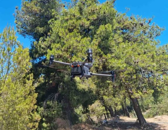 Drone Πυροπροστασίας της Ημαθίας στην Κοινότητα Σελίου