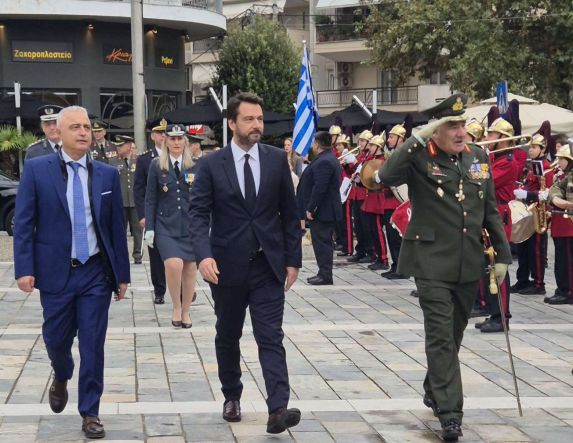 Ο Τάσος Μπαρτζώκας εκπρόσωπος της Βουλής των Ελλήνων στους εορτασμούς για την 113η Επέτειο της Απελευθέρωσης της Βέροιας
