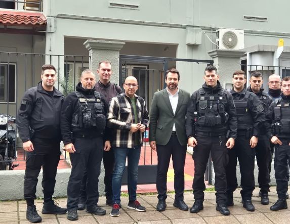 Τ. Μπαρτζώκας: Υποδοχή Αστυνομικών της νέας Ομάδας Πρόληψης στην Αλεξάνδρεια