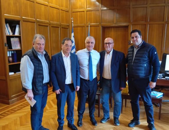 Με τον υφ. Ανάπτυξης,  Λ. Τσαβδαρίδη, συναντήθηκαν μέλη της Ο.Ε.Ζ.Ε.  για ζητήματα του κλάδου τους