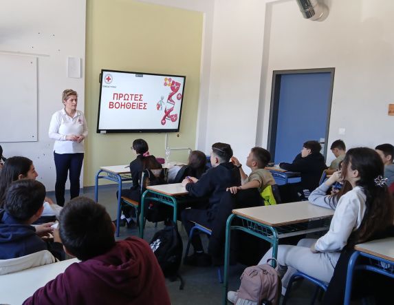 1ο Γυμνάσιο Βέροιας: Ενημέρωση για τις Πρώτες Βοήθειες, στη Δράση  του ενεργού πολίτη 