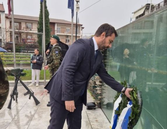 Τάσος Μπαρτζώκας, Εκπρόσωπος της Βουλής των Ελλήνων, στις εκδηλώσεις για την Ημέρα των Ενόπλων Δυνάμεων