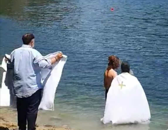Βάπτιση στα νερά του Αλιάκμονα!
