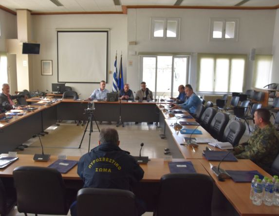 Συνεδρίασε το Συντονιστικό  Τοπικό Όργανο Πολιτικής Προστασίας  του Δήμου Νάουσας  ενόψει της αντιπυρικής περιόδου