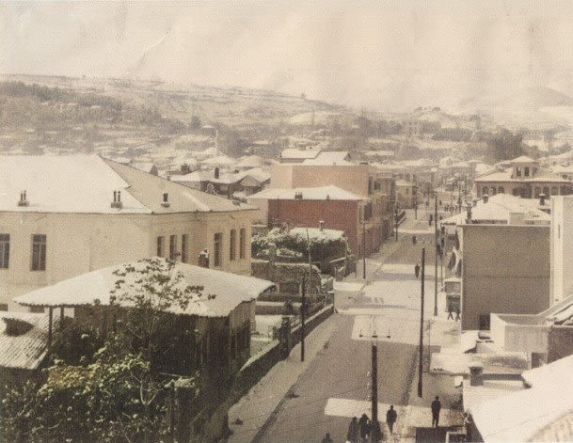 ΜεΜιαΜατια Βέροια, οδός Μητροπόλεως, χιονισμένη