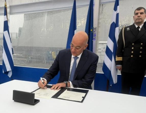 Παραδόθηκε η φρεγάτα Κίμων - «Με τις τέσσερις Belharra ο Ελληνισμός έχει το ισχυρότερο Πολεμικό Ναυτικό της Ιστορίας του» είπε ο Δένδιας