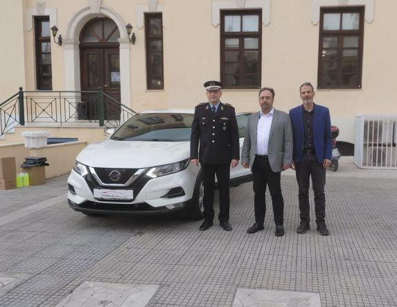 Όχημα προς ενίσχυση της αστυνόμευσης, δώρισε  ο Δήμος Βέροιας στη Διεύθυνση Αστυνομίας Ημαθίας