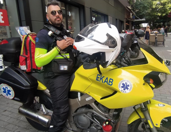 Βέροια: Σε ετοιμότητα, η μηχανή ταχείας κυκλοφορίας του ΕΚΑΒ για άμεση παροχή βοήθειας