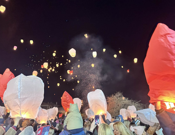 Εκατοντάδες φαναράκια και φέτος στον ουρανό του Εργοχωρίου