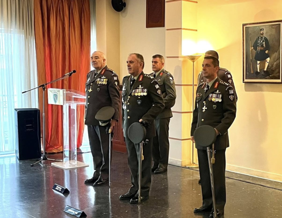 Ανέλαβε ο νέος διοικητής της 1ης Μεραρχίας, υποστράτηγος Χαράλαμπος Γεωργίου