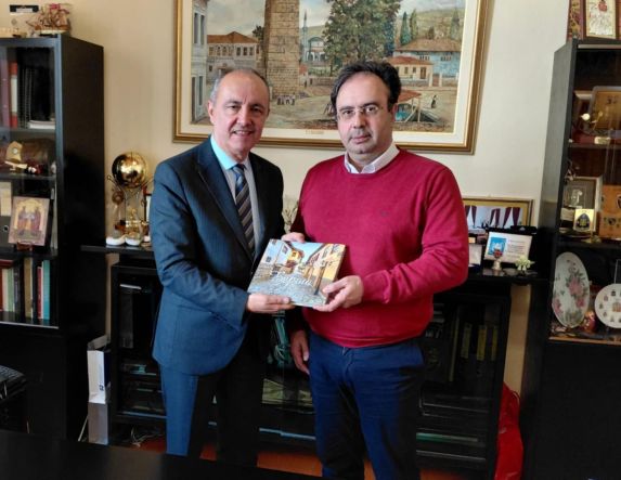 Συνάντηση Δημάρχου Βέροιας με τον  Θεόδωρο Καράογλου