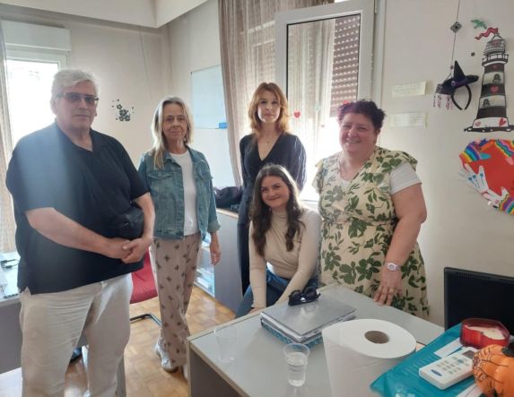 Επίσκεψη της Rita Conrads Mengewein  και του Νίκου Παπαδόπουλου  στην Πρωτοβουλία για το Παιδί