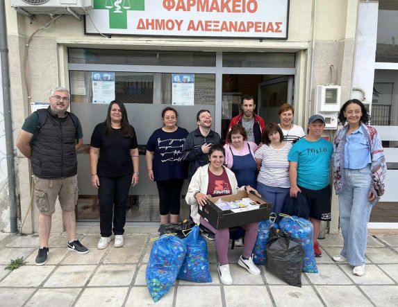Επίσκεψη των  «Παιδιών της Άνοιξης”  στο Κοινωνικό Φαρμακείο του Δήμου Αλεξάνδρειας