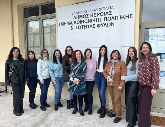 Επίσκεψη του Κέντρου Υποστήριξης για τον Αυτισμό Ν. Ημαθίας Μ.Α.μ.Α.  στην Κοινωνική Υπηρεσία του Δήμου Βέροιας