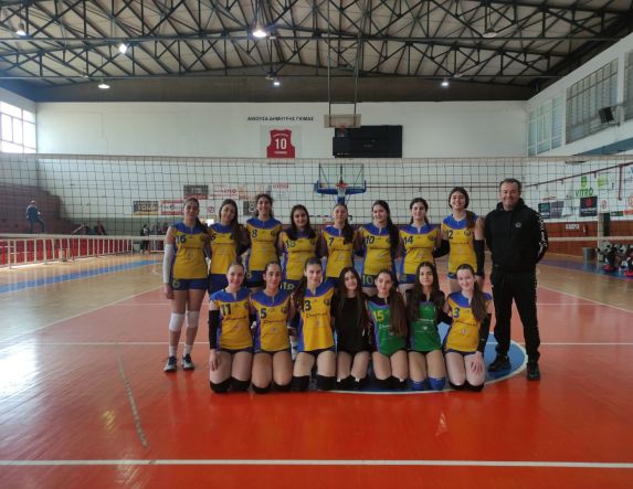 Πρωτάθλημα παγκορασίδων Ποσειδώνας Βέροιας - ΑΣ Αξιούπολης 3-0