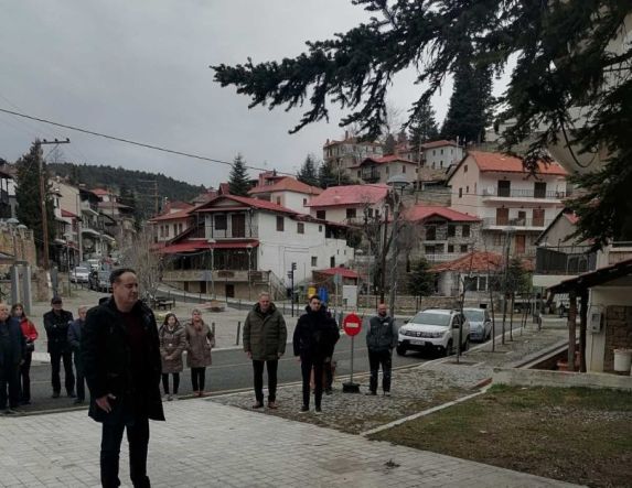 Κατάθεση στεφάνου από την κοινότητα Σελίου, για την Εθνική Εορτή της 25ης Μαρτίου 