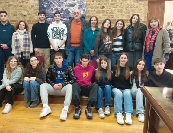 Ιταλοί μαθητές του Προγράμματος ERASMUS + στο Δημαρχείο Βέροιας
