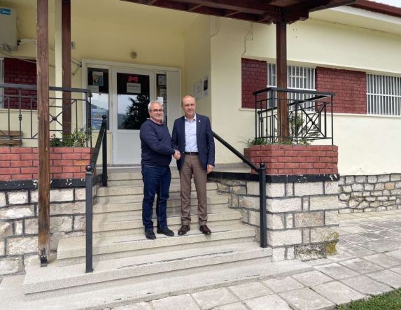 Επίσκεψη του βουλευτή της Νέας Δημοκρατίας της Β’ Περιφέρειας Θεσσαλονίκης  Καράογλου Θεόδωρου, στην Ελεγχόμενη Δομή Προσωρινής Φιλοξενίας Αιτούντων Άσυλο Βέροιας.